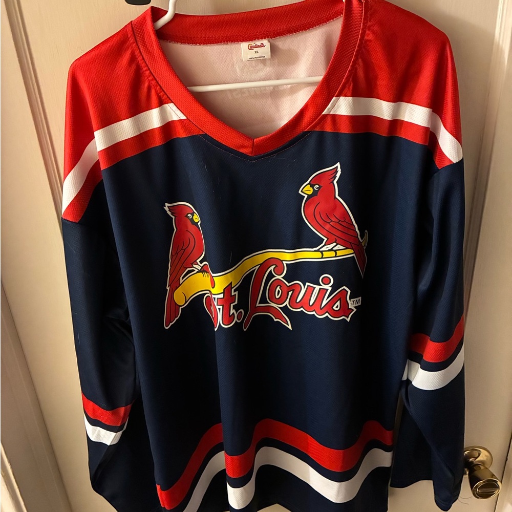Genuine Merchandise St. Louis Cardinals Long Sleeve Shirt - Red and Blue